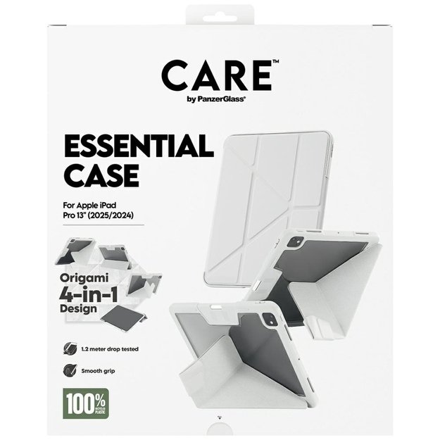 Care by PanzerGlass Y fold case for iPad Pro 13&quot  2024 / 2025 - light gray 4