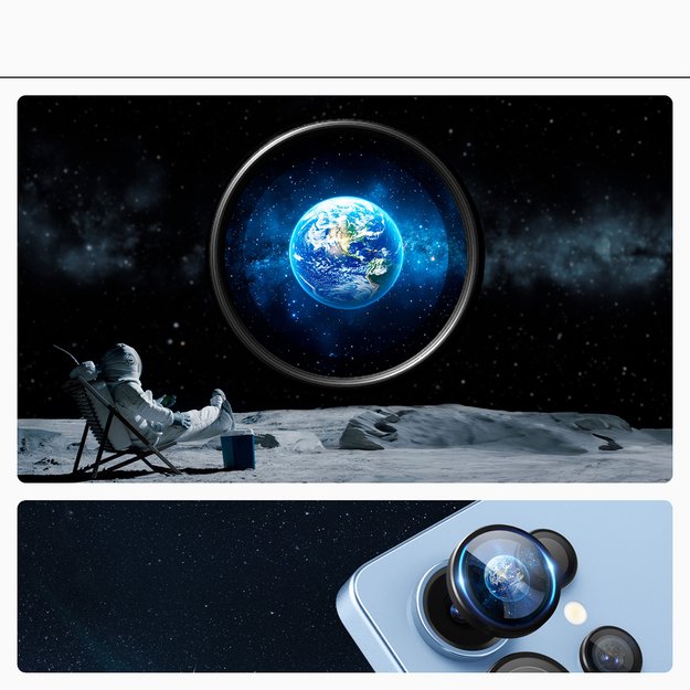 Spigen Optik Pro GLAS.TR EZ FIT 2-pack Camera Cover for Samsung Galaxy S25 Ultra - Black 10
