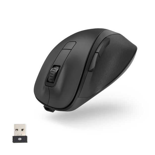 Hama MW-500 V2 Wireless Mouse with Battery - Black