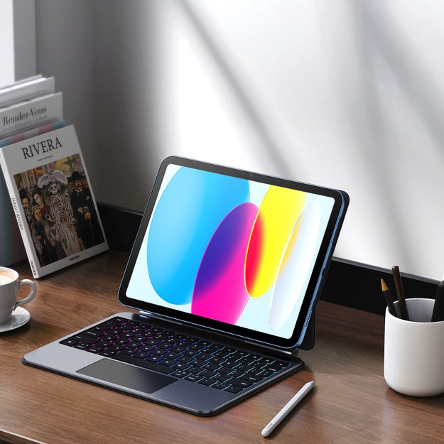 Etui z klawiaturą Dux Ducis (MK series) na iPad 10  (2022) iPad 11  (2025) - czarne 4