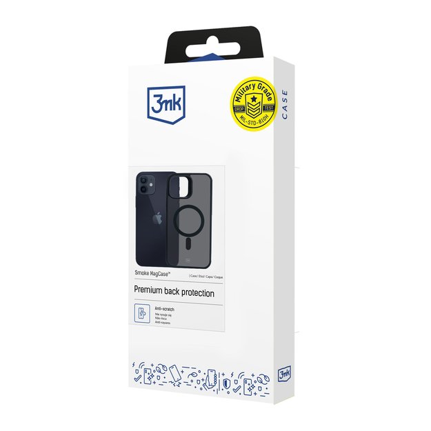 3mk Smoke MagCase with MagSafe for iPhone 12 / 12 Pro - semi-transparent 2