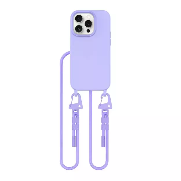 Tech-Protect MagNecklace MagSafe iPhone 15 Pro Case - Lavender 1
