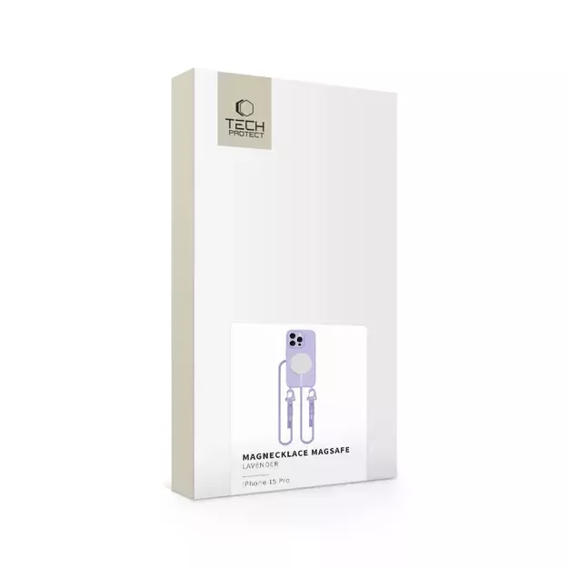 Tech-Protect MagNecklace MagSafe iPhone 15 Pro Case - Lavender 4