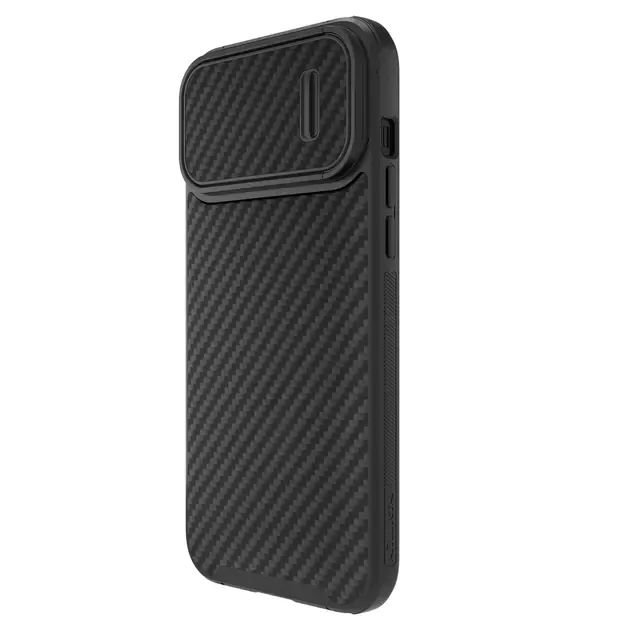 Nillkin Synthetic Fiber S Case iPhone 14 Pro Max case with camera cover, black 3