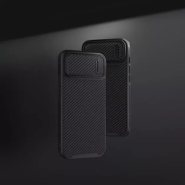 Nillkin Synthetic Fiber S Case iPhone 14 Pro Max case with camera cover, black 6