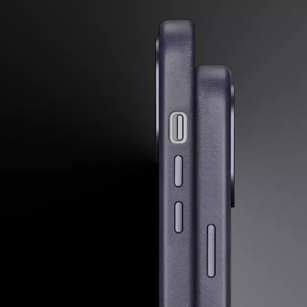 Dux Ducis Naples case for iPhone 14 magnetic leather case MagSafe blue 3