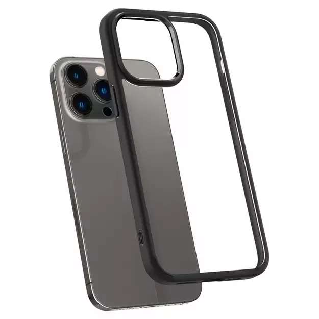 Spigen Ultra Hybrid iPhone 14 Pro Case - Matte Black 10