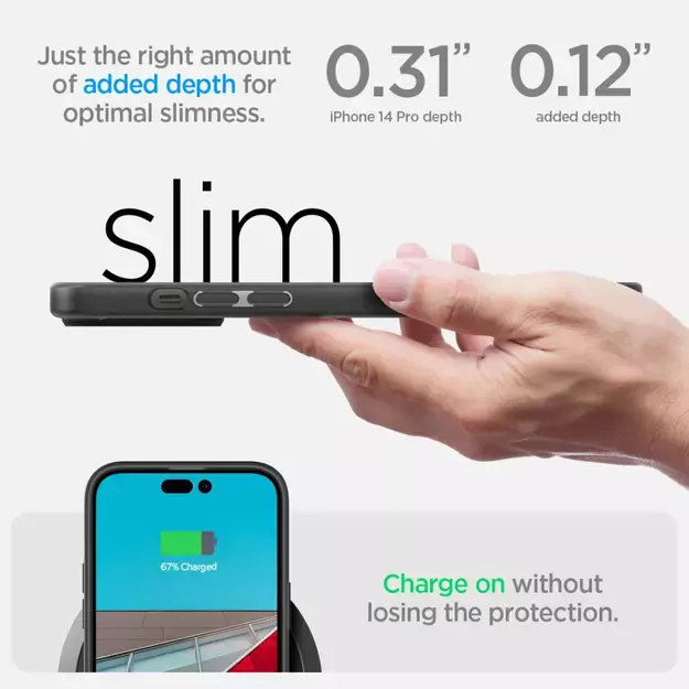 Spigen Ultra Hybrid iPhone 14 Pro Case - Matte Black 21