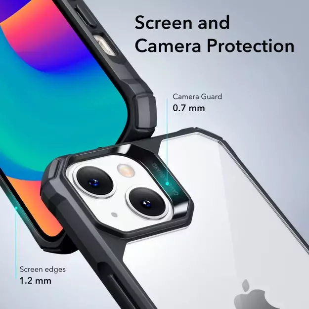 ESR Air Armor Case for iPhone 14 Plus - Clear Black 7