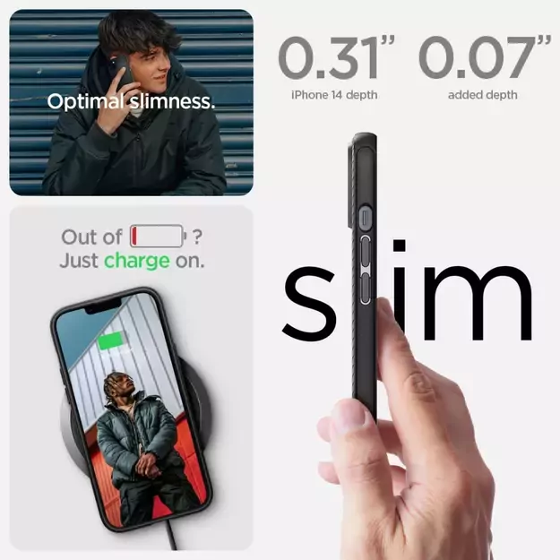 Spigen Mag Armor iPhone 14 Plus Case - Matte Black 20
