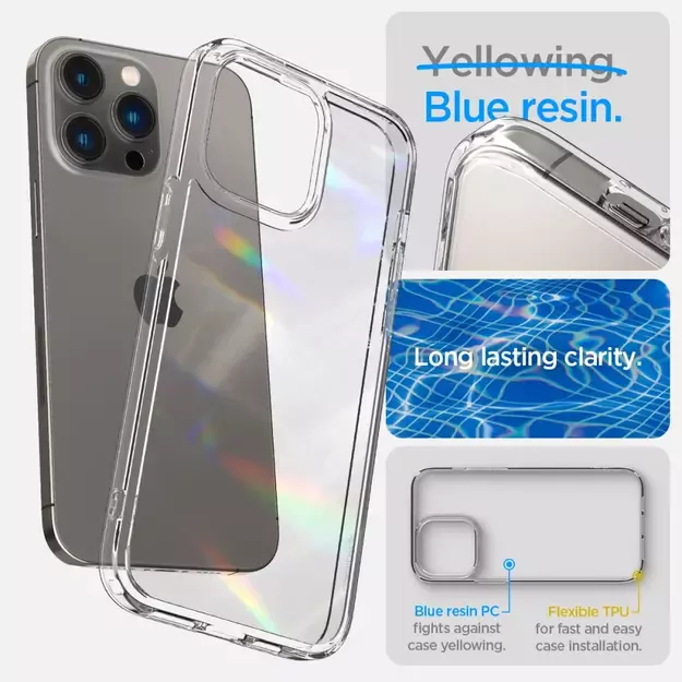 Spigen Ultra Hybrid Case for iPhone 14 Pro Max - Clear 21