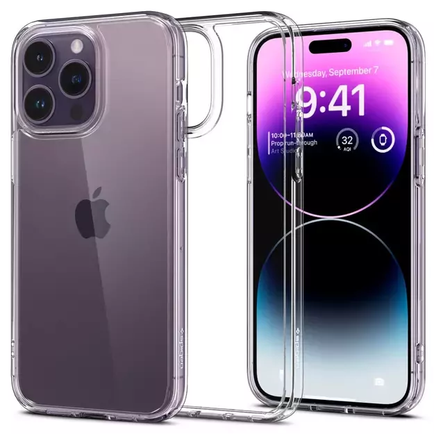 Spigen Ultra Hybrid Case for iPhone 14 Pro Max - Clear