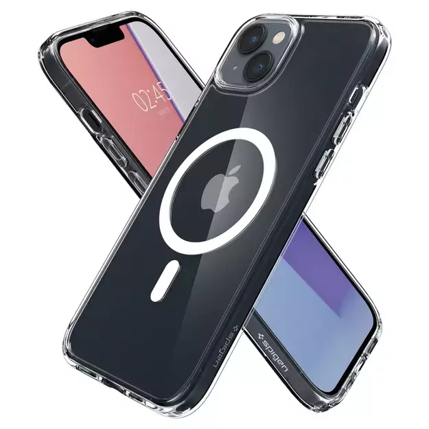 Spigen Ultra Hybrid Mag Case with MagSafe for iPhone 14 - Clear/White 30