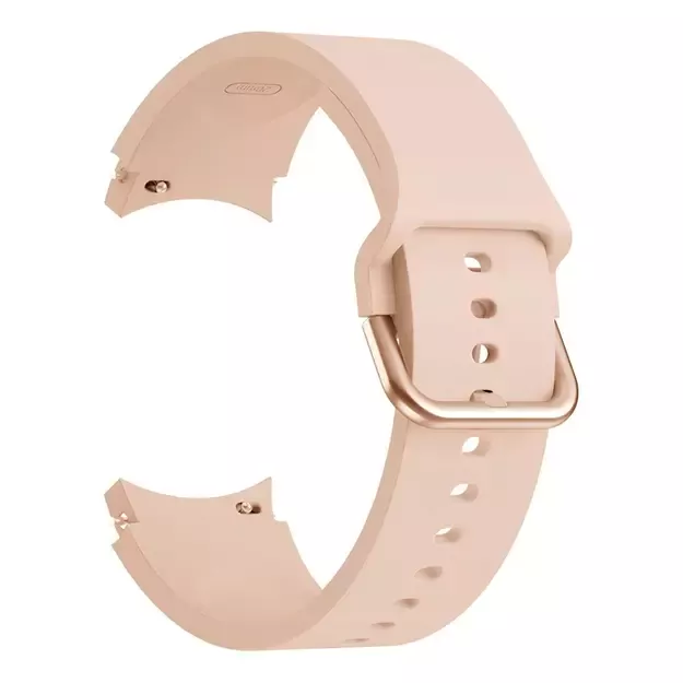 Tech-Protect Silicone Strap for Samsung Galaxy Watch 4 / 5 / 5 Pro / 6 / 7 / FE - Beige 3