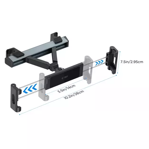 Tech-Protect V3 Headrest Car Mount - Black 5