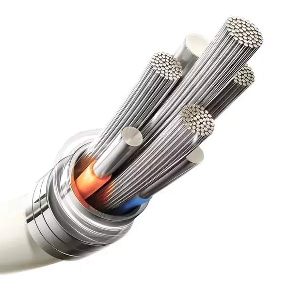 Joyroom S-A53 30W USB-C - Lightning Cable with Fluorescent Tip 2m - Beige 8