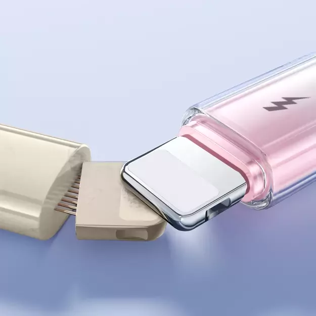 Joyroom S-A42 Crystal-Clear Series 3A USB-A - Lightning cable 1.2m - white 13