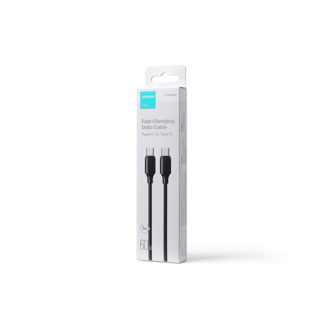 Joyroom Long-Lasting Series A9 USB-C / USB-C PD QC cable 60W 3A 1m - black 4