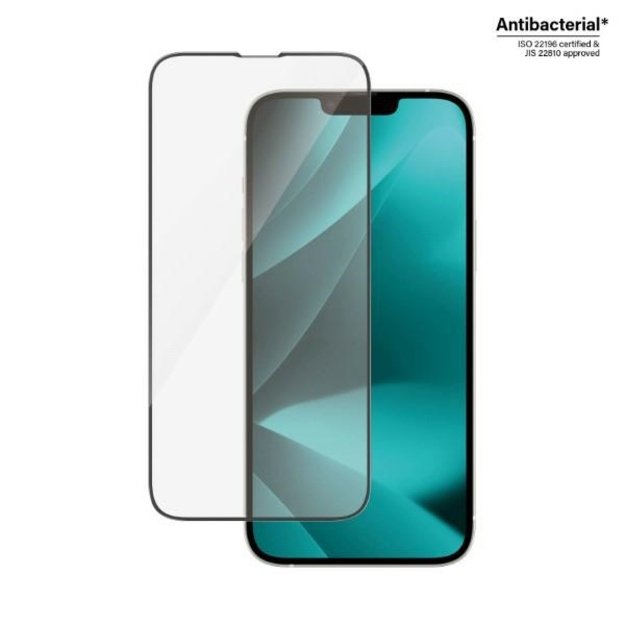 PanzerGlass Ultra-Wide Fit Antibacterial Tempered Glass for iPhone 14 Plus / 13 Pro Max 1