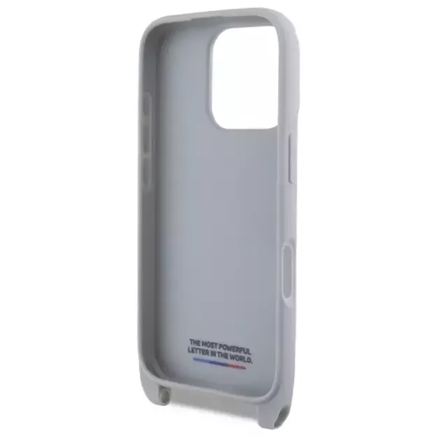 BMW M Edition Carbon Stripe &amp  Strap iPhone 16 Pro Max Case - Gray 5