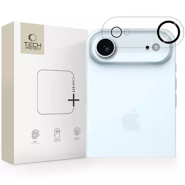 Tech-Protect Cam Fit+ Camera Cover for iPhone 17 Air - Clear