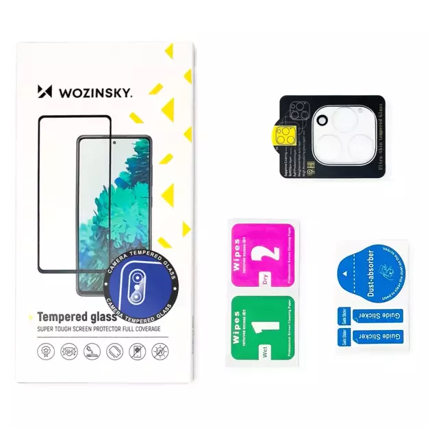 Wozinsky Full Camera Glass for Xiaomi Redmi Note 14 Pro 4G, 2-pack 2