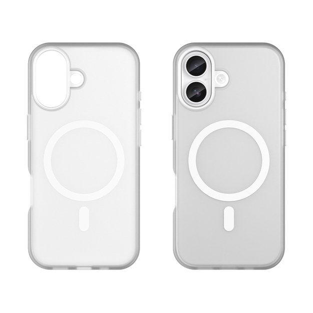 Magnetic Abrasive iPhone 17 Case Compatible with MagSafe - Matte White 5