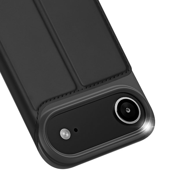 Dux Ducis Skin Pro Case for iPhone 17 Air with Flip and Card Slot - Black 4