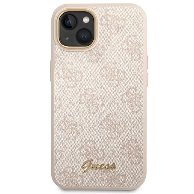 Guess GUHCP14MHG4SHP iPhone 14 Plus 6.7 &quot pink / pink hard case 4G Vintage Gold Logo 2