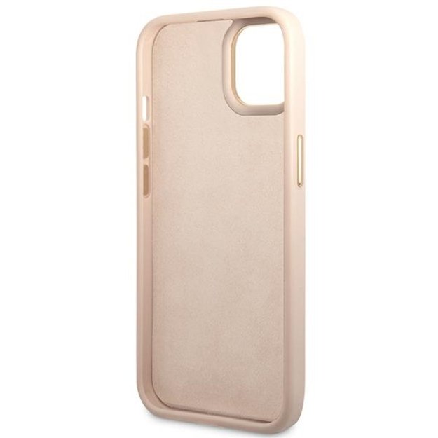Guess GUHCP14MHG4SHP iPhone 14 Plus 6.7 &quot pink / pink hard case 4G Vintage Gold Logo 6