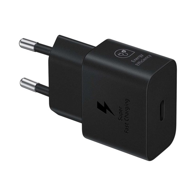 Samsung EP-T2510XBEGEU 25W SFC GaN wall charger with USB-C cable - black 1