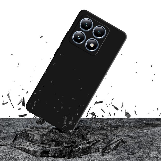 3mk Silicone Case for Xiaomi 14T - black 1