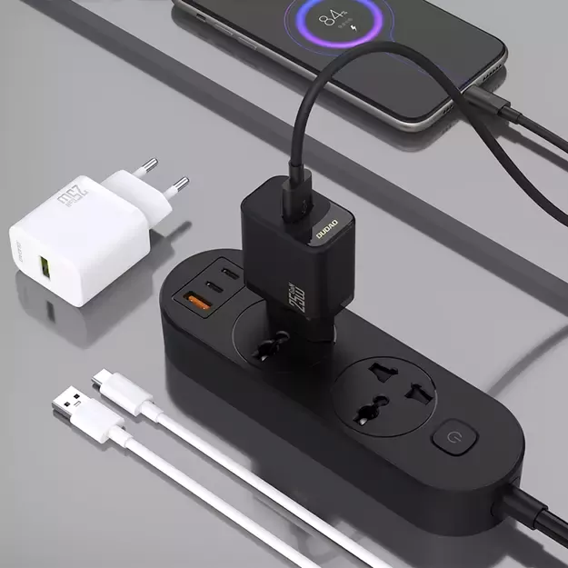 Dudao A27S 25W GaN USB-A Charger - Black 2
