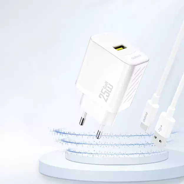 Dudao A27S 25W GaN USB-A Charger - Black 1