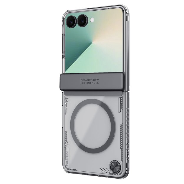 Etui Nillkin Iceblade Magnetic na Samsung Galaxy Z Flip 7 kompatybilne z MagSafe - czarne 1