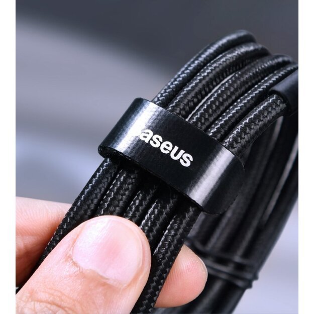 Baseus CATKLF-AL91 USB-C - USB-C PD QC cable 100W 5A 480Mb/s 2m - black and red 16