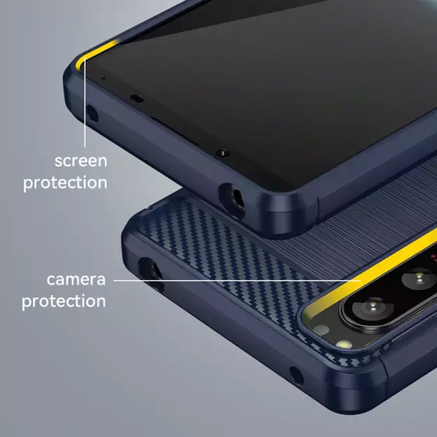 Thunder Case for Xiaomi Poco F4 5G silicone armor case blue 11