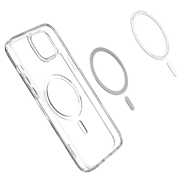 Spigen Ultra Hybrid Mag Case with MagSafe for iPhone 14 Plus - Clear Black 19