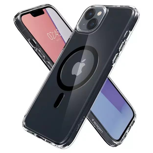 Spigen Ultra Hybrid Mag Case with MagSafe for iPhone 14 Plus - Clear Black 30