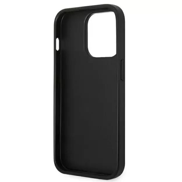 Karl Lagerfeld KLHCP14LSAPCHG iPhone 14 Pro 6,1  hardcase srebrny/silver Saffiano Choupette Head Patch 13