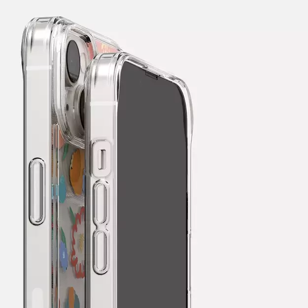 Ringke Fusion Design Armored Sleeve Cover with Gel Frame for iPhone 14 Plus transparent (Floral) (FD637E31) 24