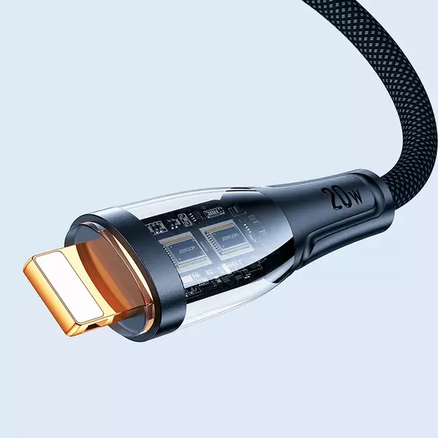 Joyroom Star-Cloud Series A3 USB-A / Lightning Cable 2.4A 1.2m with Smart Switch - Black 10