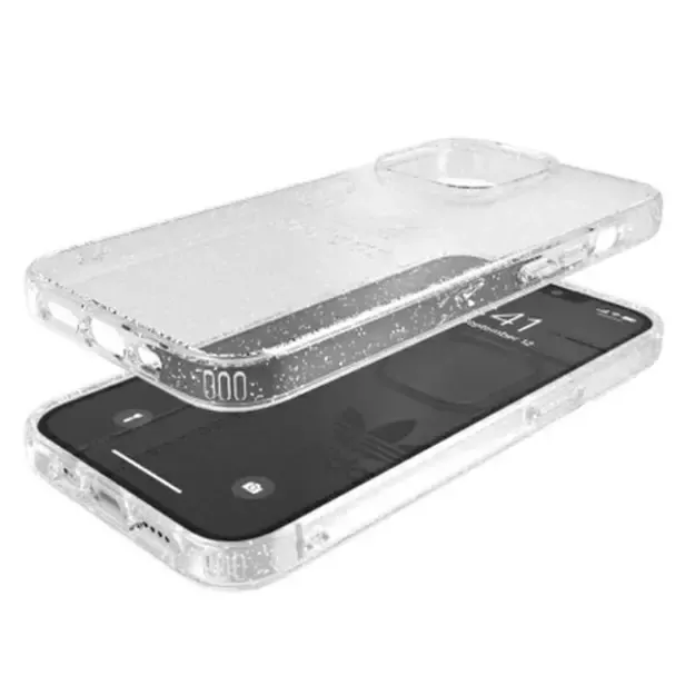 Adidas OR Protective iPhone 13 Pro / 13 6,1  Clear Case Glitter transparent 47120 6
