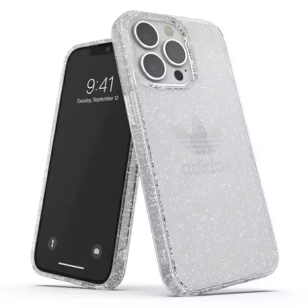 Adidas OR Protective iPhone 13 Pro / 13 6,1  Clear Case Glitter transparent 47120
