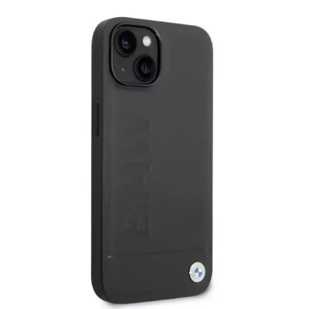 Case BMW BMHMP14SSLLBK iPhone 14 6.1 &quot black / black hardcase Signature Logo Imprint Magsafe 10