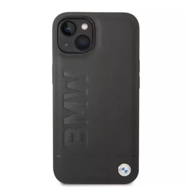 Case BMW BMHMP14SSLLBK iPhone 14 6.1 &quot black / black hardcase Signature Logo Imprint Magsafe 9