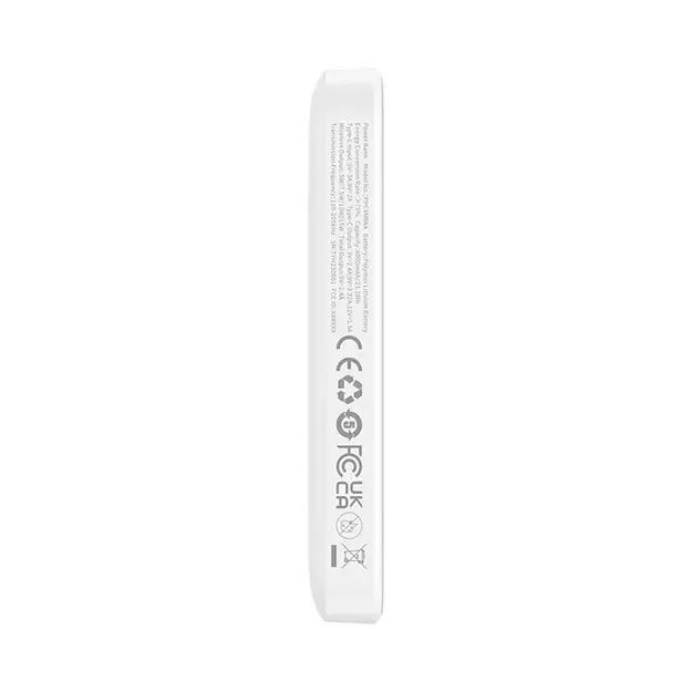 Baseus Magnetic Mini Air PPCXM06A 6000mAh 20W Power Bank with Simple Series USB-C Cable - White 5