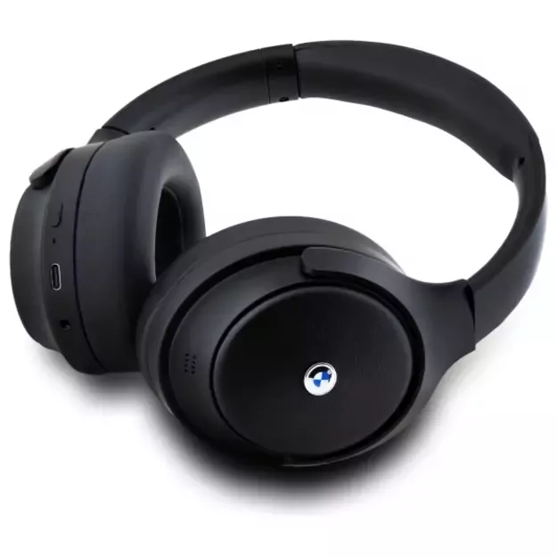 BMW Bluetooth ANC On-Ear Headphones BMBHKL601SSLVK Black/Black Metal Logos 1