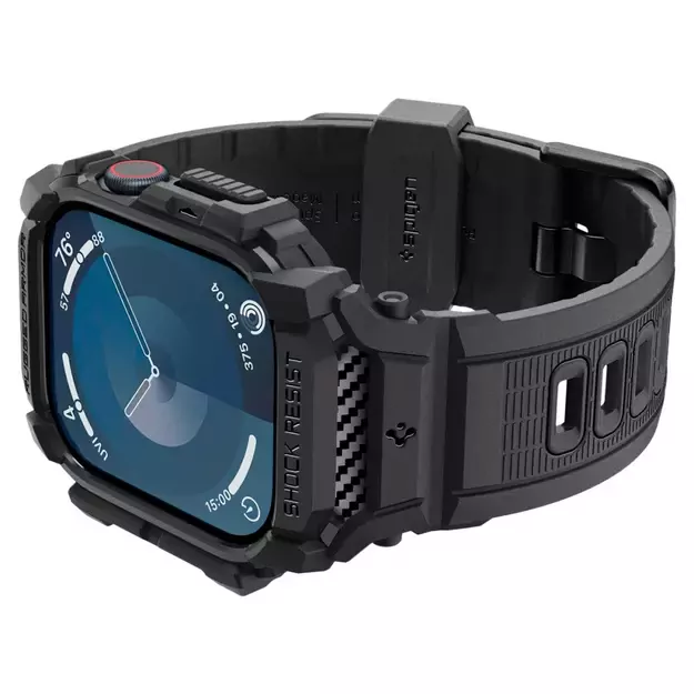 Spigen Rugged Armor Case for Apple Watch 10 46mm - Black 15