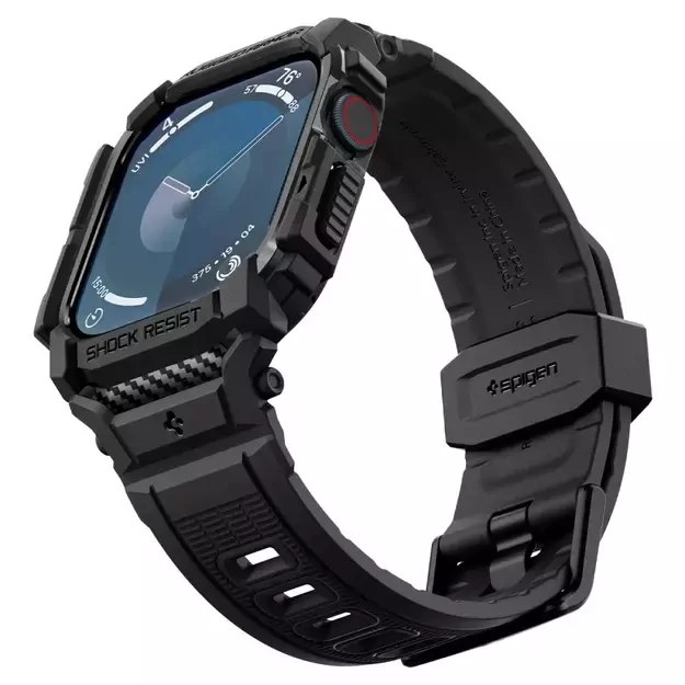 Spigen Rugged Armor Case for Apple Watch 10 46mm - Black 14
